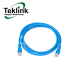 Patch Cord UTP CAT 6A Azul 7ft (2.13MTS) PCU-6A07-BL Marca: Teklink