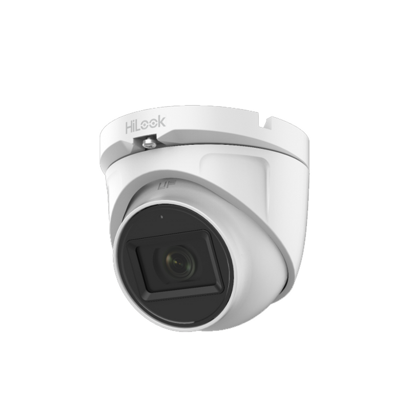 Cámara de seguridad analóga minidomo Turret de 2MP Marca: Hilook By Hikvision