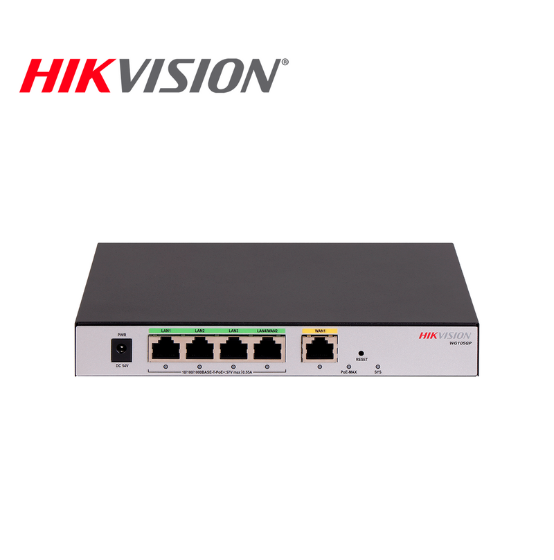 Router PoE de 5 puertos todo en uno DS-3WG105GP-SI Marca: Hikvision