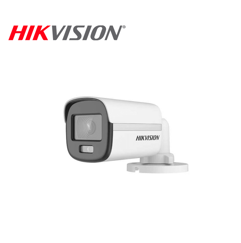 Cámara analóga tipo mini bullet de 2MP hibrida ColorVu Marca: Hikvision