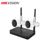 Kit de NVS WiFi 6 (Easylink) dos Bullet H.265 de 4 MP, Micro SD, hasta 512 GB, Micrófono y altavoz NKS424WBH Marca: Hikvision