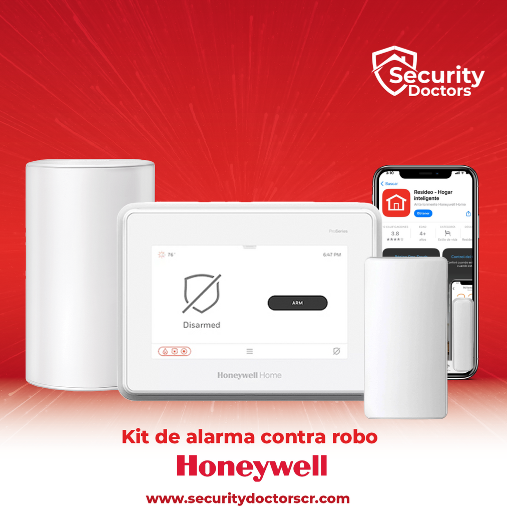 Kit de alarma contra robo Honeywell Pro Marca: Honeywell Pro