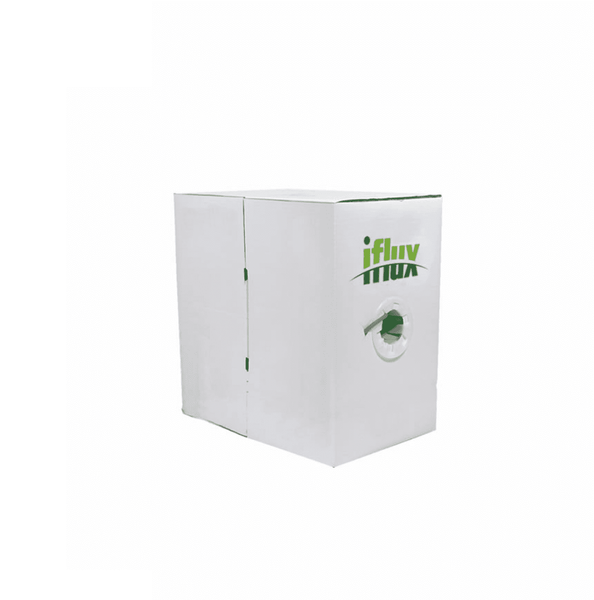 Cable UTP CAT5E carrucha de 305mts UL color gris Marca: Iflux | Sec...