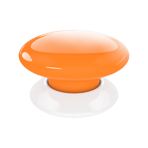Botón controlador de escenas Z-Wave, naranja  FIBFGPB-101-8 Marca: Fibaro.