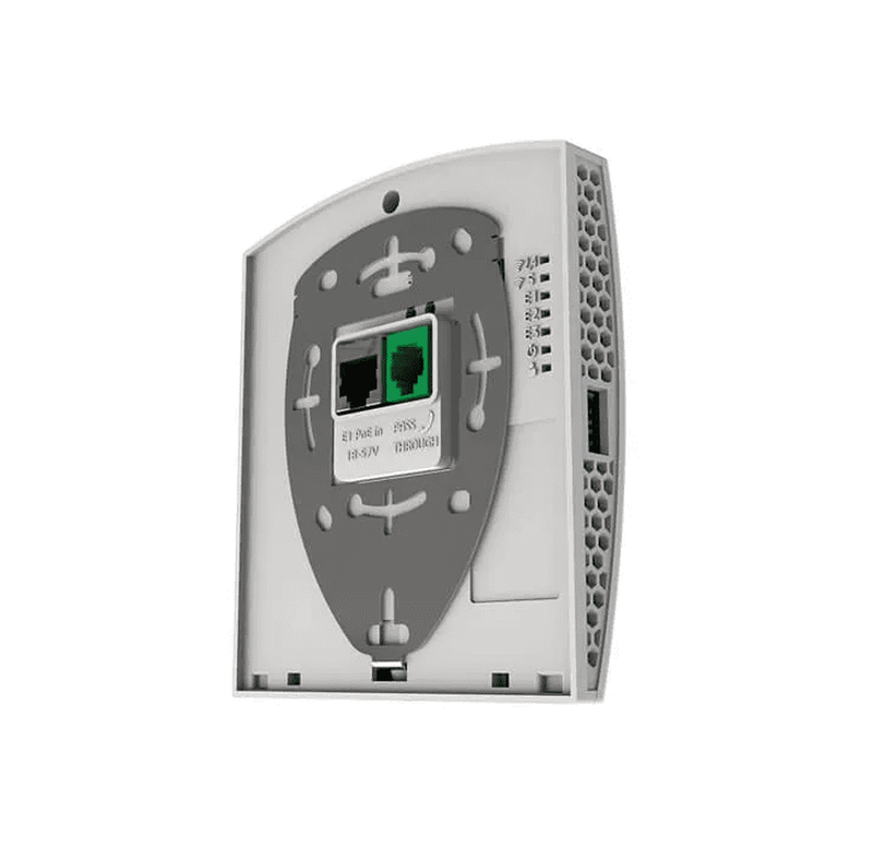 Punto de Acceso (wsAP ac lite) WiFi para Pared RBWSAP-5HAC2ND Marca: Mikrotik.