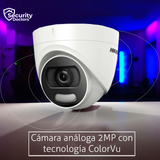 Cámara análoga 2MP con tecnología ColorVu DS2CE72DFTFC28 Marca: Hikvision.