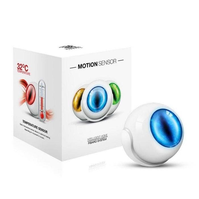 Sensor de movimiento con multisensor Z-Wave Plus  FGMS-001 ZW5 Marca: Fibaro.