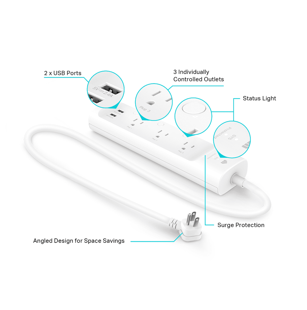 Nexxt - Regleta SmartWi-Fi 110V