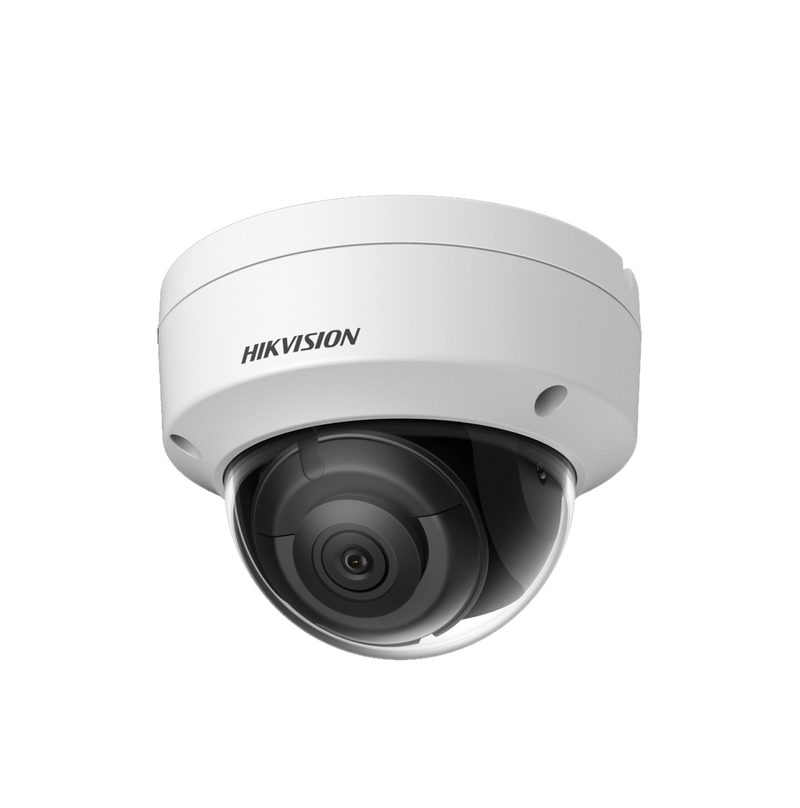 Cámara Minidomo IP 4MP para exterior entrada de Alarma POE ACUSENSE Marca: Hikvision