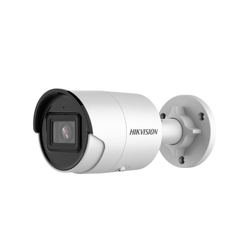 Cámara de seguridad IP de 6MP tipo bullet IP67. H.265+.AcuSense DarkFighter DS-2CD2066G2-I Marca: Hikvision