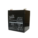 Batería de 12 voltios, 4 amperios, para alarma Marca: Teklink