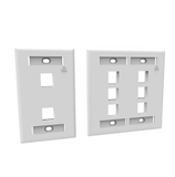 Placa de 4 puertos Faceplate Blanco 35050090 Marca; Furukawa Electric