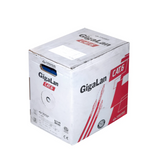 Cable de trasmisión de datos Gigalan NU/UTP de 23AWGX 4 pares CAT6 CMR Azul Marca: Gigalan