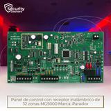 Panel de control con receptor inalámbrico  de 32 zonas MG5000 Marca: Paradox