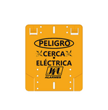 Rótulo advertencia electrificador JFL español  JFL-ESP Marca: JFL