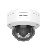 Cámara tipo minidomo IP 5MP ColorVu 24/7 PoE luz Blanca 30 mts para exterior Marca: Hikvision