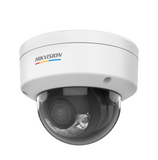 Cámara tipo minidomo IP 5MP ColorVu 24/7 PoE luz Blanca 30 mts para exterior Marca: Hikvision