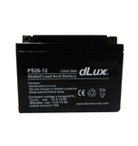 Batería de 12 Voltios 26 Amp Marca: DLux.