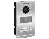 Videoportero Frente de calle IP de 2 botones DSKV8202IM Marca: Hikvision