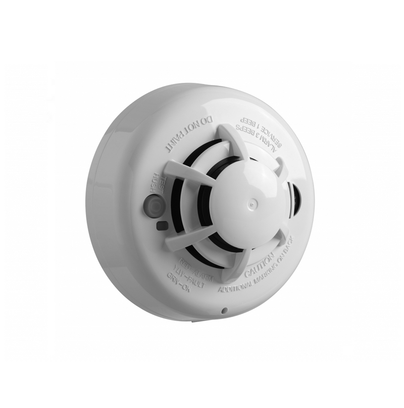 Detector de humo y calor inalámbrico modelo PowerG PG9936 Marca: DSC