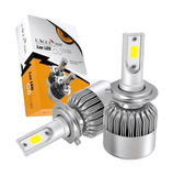 Kit Luz LED C6 COB H7 3000K para vehículos X308 Marca: EAGLE EYE