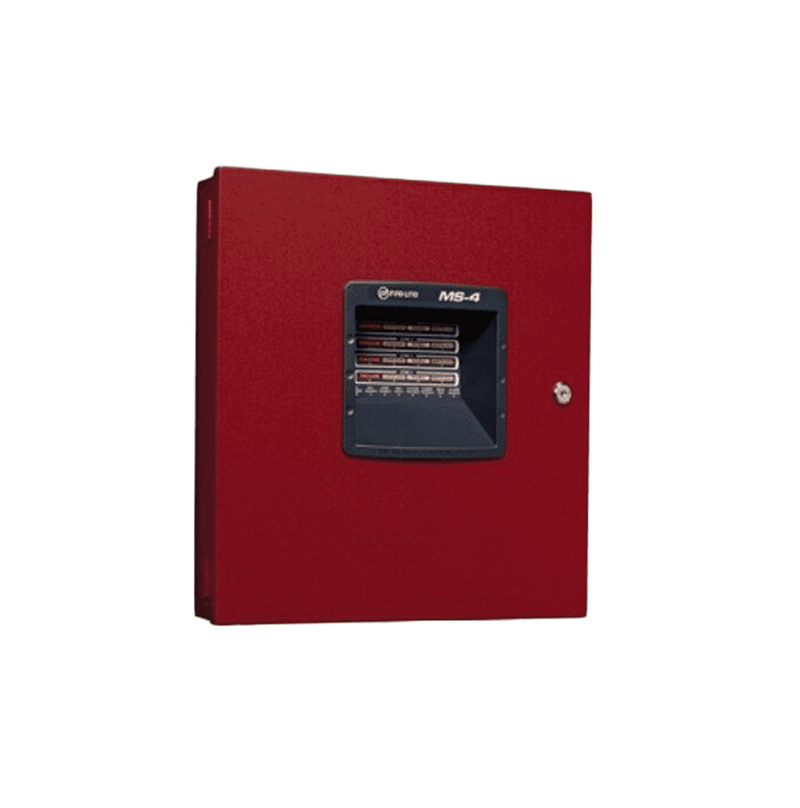 Panel de control para detección de incendio, convencional MS-4 Marca: Fire-Lite/Honeywell