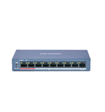 Switch PoE+ No Administrable de 8 Puertos 10/100 Mbps PoE+ / 1 Puerto 100 Mbps Marca: Hikvision