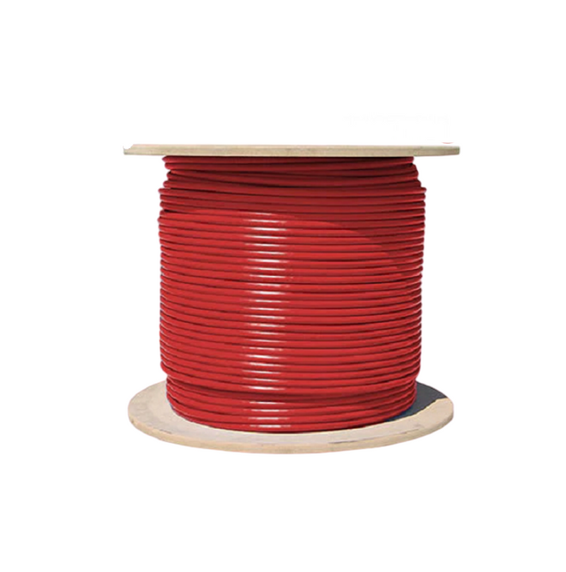 Cable UTP CAT6A verificado 4P color rojo de 305 metros UL Marca: Teklink