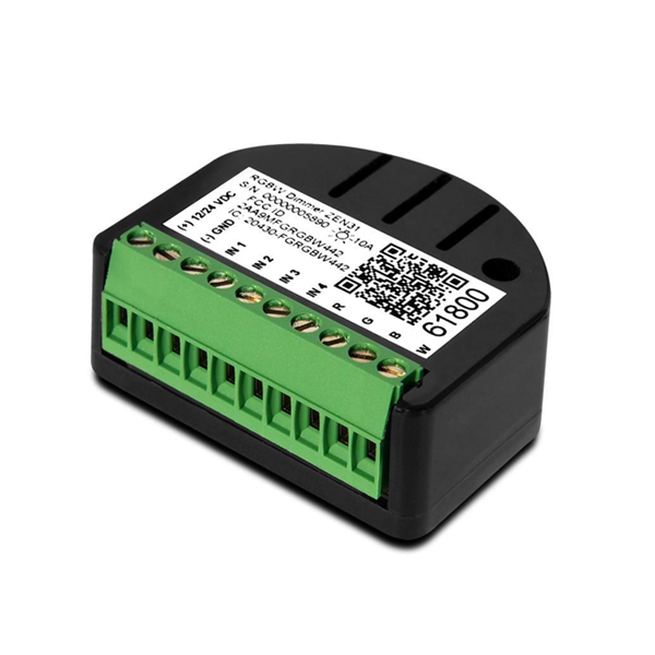 Microcontrolador Dimmer RGBW ZEN31 Z-Wave Plus para tiras de LED Marca: ZOOZ.