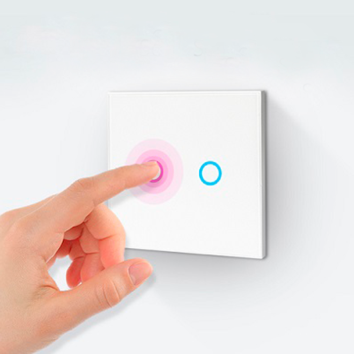 Interruptor 2 vías inteligente Wi-Fi 2.4GHz DLXSC02W Marca: dLux Home.