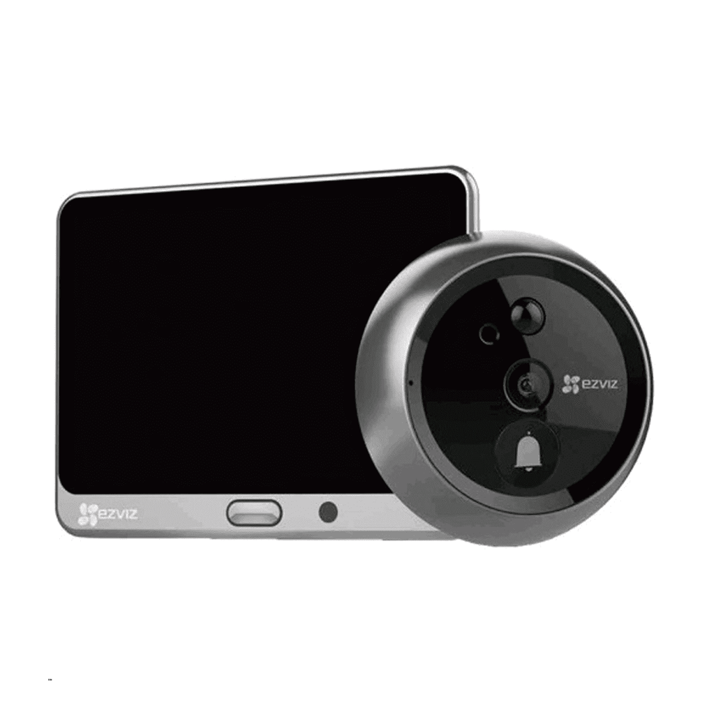 EZVIZ CAMARA DE SEGURIDAD PARA PUERTA CON TIMBRE + MEMORIA SD — Rodelag  Panamá