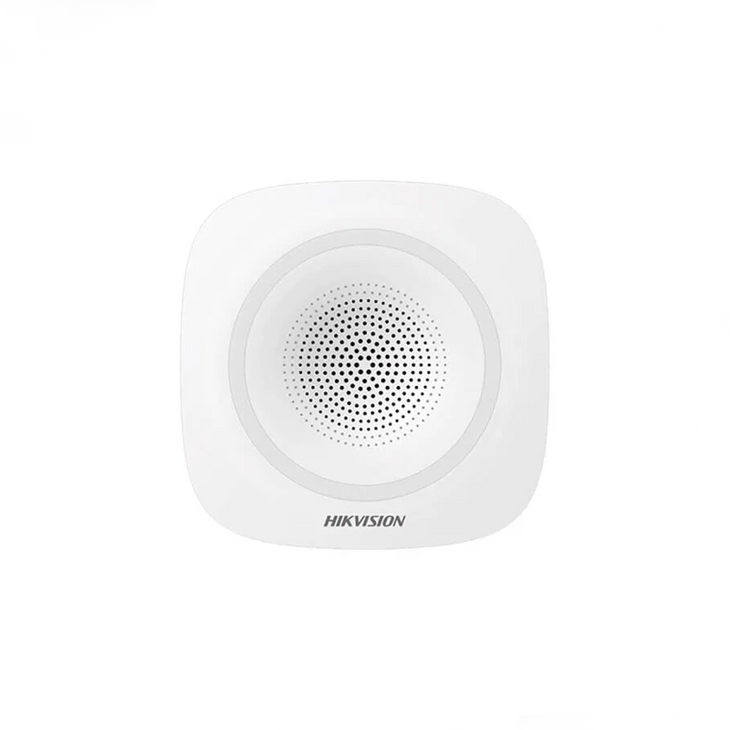 Sirena inalámbrica de 110dB para interiores compatible con alarma AXHub DSPSGWI433 Marca: Hikvision..
