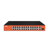 Switch POE de 24 puertos FE+1G+1COMBO Marca: Wi-Tek