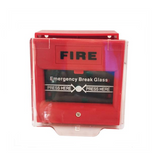 Estación manual incendio ruptura de vidrio roja CP02RDP Marca: FIRE