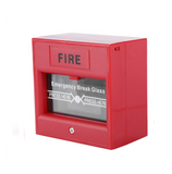 Estación manual incendio ruptura de vidrio roja CP02RDP Marca: FIRE