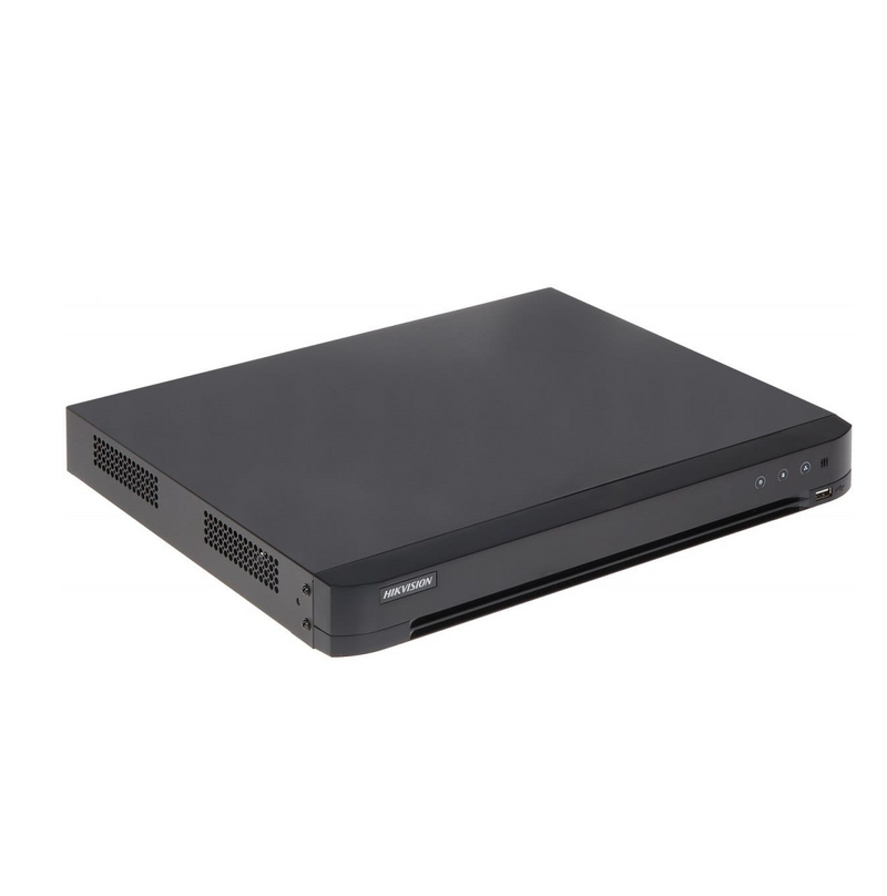 Videograbador analogos de 32 canales 8 IP 4MP Acusense/Human/ Vehiculo Marca: Hikvision