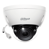 Cámara Minidomo IP 2MP con cupula, lente moto 2.7-12MM IR50M IK10 SD EPOE. Marca Dahua