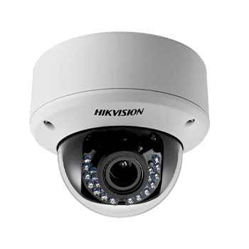 Cámara de seguridad Análoga Domo 1080P WDR Varifocal Antivandálico Marca: Hikvision