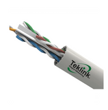 Cable UTP CAT6A verificado 4P color rojo de 305 metros UL Marca: Teklink