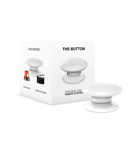 Botón controlador de escenas Z-Wave, blanco FIBFGPB-101-1 Marca: Fibaro.