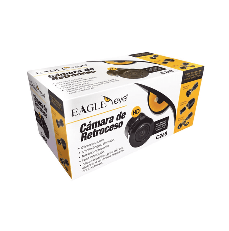 Cámara de Retroceso HD con Visión Frontal y Trasera para carro C268 Marca: EAGLE EYE