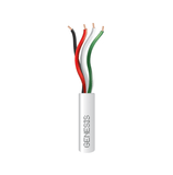 Cable para alarma 22 AWG 4 Solid Conductors Marca: Genesis