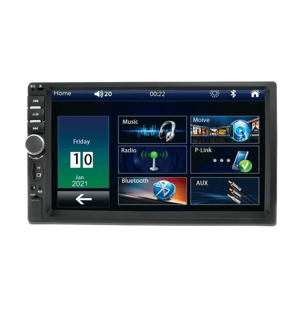 Ripley - RADIO AUTO MOTORIZADA 1 DIN PANTALLA HD TACTIL MIRROR LINK / 213055