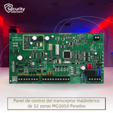 Panel de control del transceptor inalámbrico de 32 zonas MG5050 Marca: Paradox