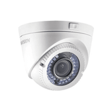 Cámara minidomo analógica HD 1080P,lente Varifocal, 2.8-12mm, 2MP DS2CE56D0TVFIR3F Marca: Hikvision.