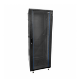 Gabinete piso 42U incluye 4 abanicios capacidad de 800KGS Marca: LANTEK