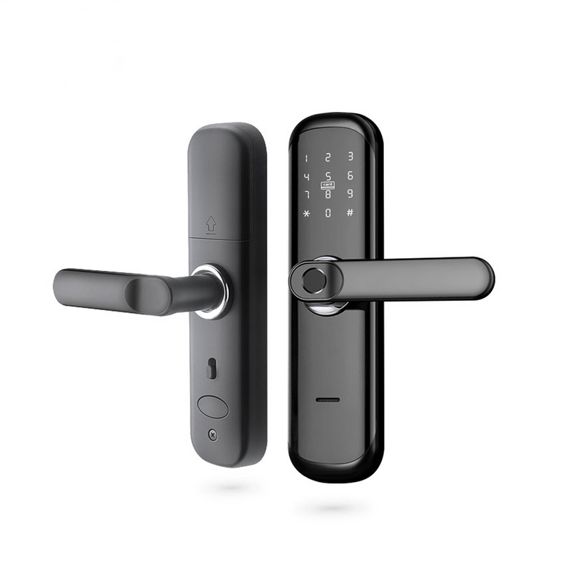 Cerradura inteligente con huella digital para puerta,  WiFi, contraseña, Tarjetas de proximidad HR01 Marca: Tuya
