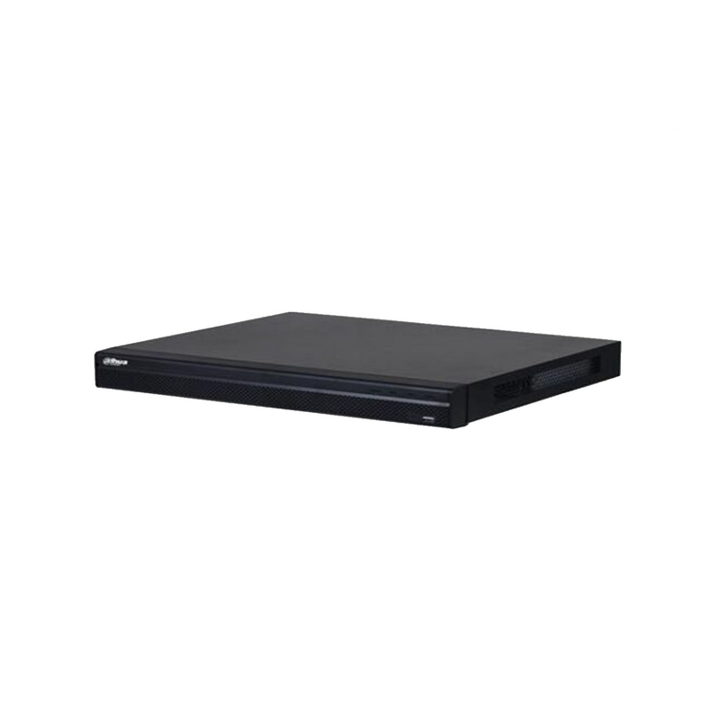 Videograbador NVR de 8 canales 2 HDD 8TB MAX 8MP + ONVIF 4 entradas de alarma y 2 de salidas Marca: Dahua