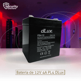 Batería 12 voltios 4 AMP PL4 Marca: dLux.