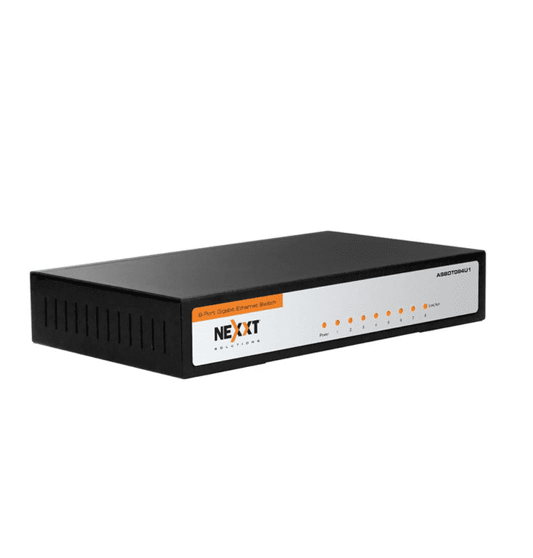 Switch de Red Gigabit Ethernet ASBDT084U1 Marca: Nexxt.